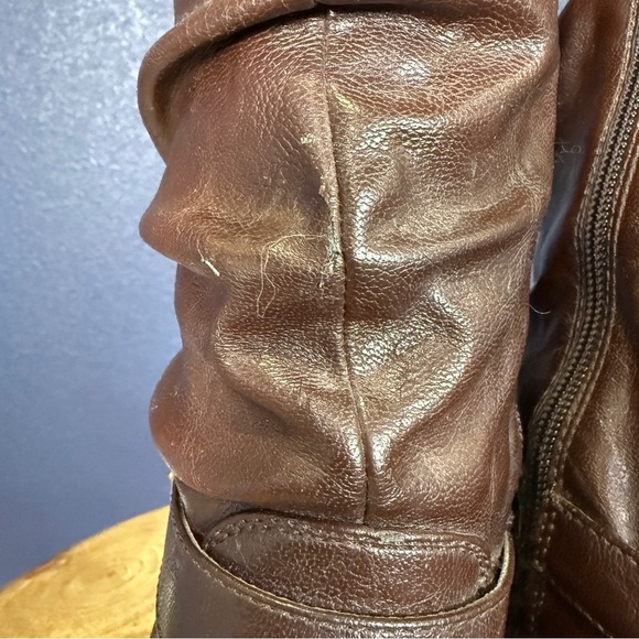 White Mountain Latigo Brown Knee High Slouchy Boots, Size 9 - Picture 8 of 11